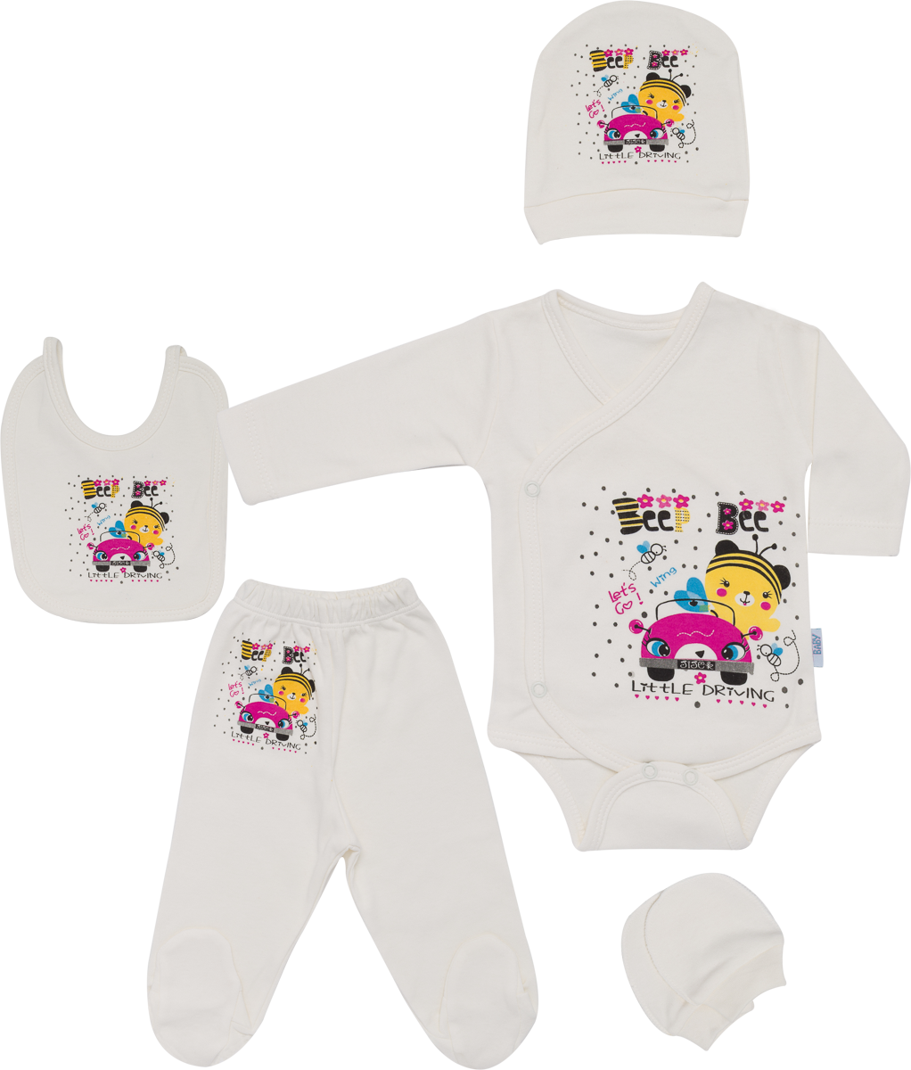 5 Lİ BEBE SET BEE BEE